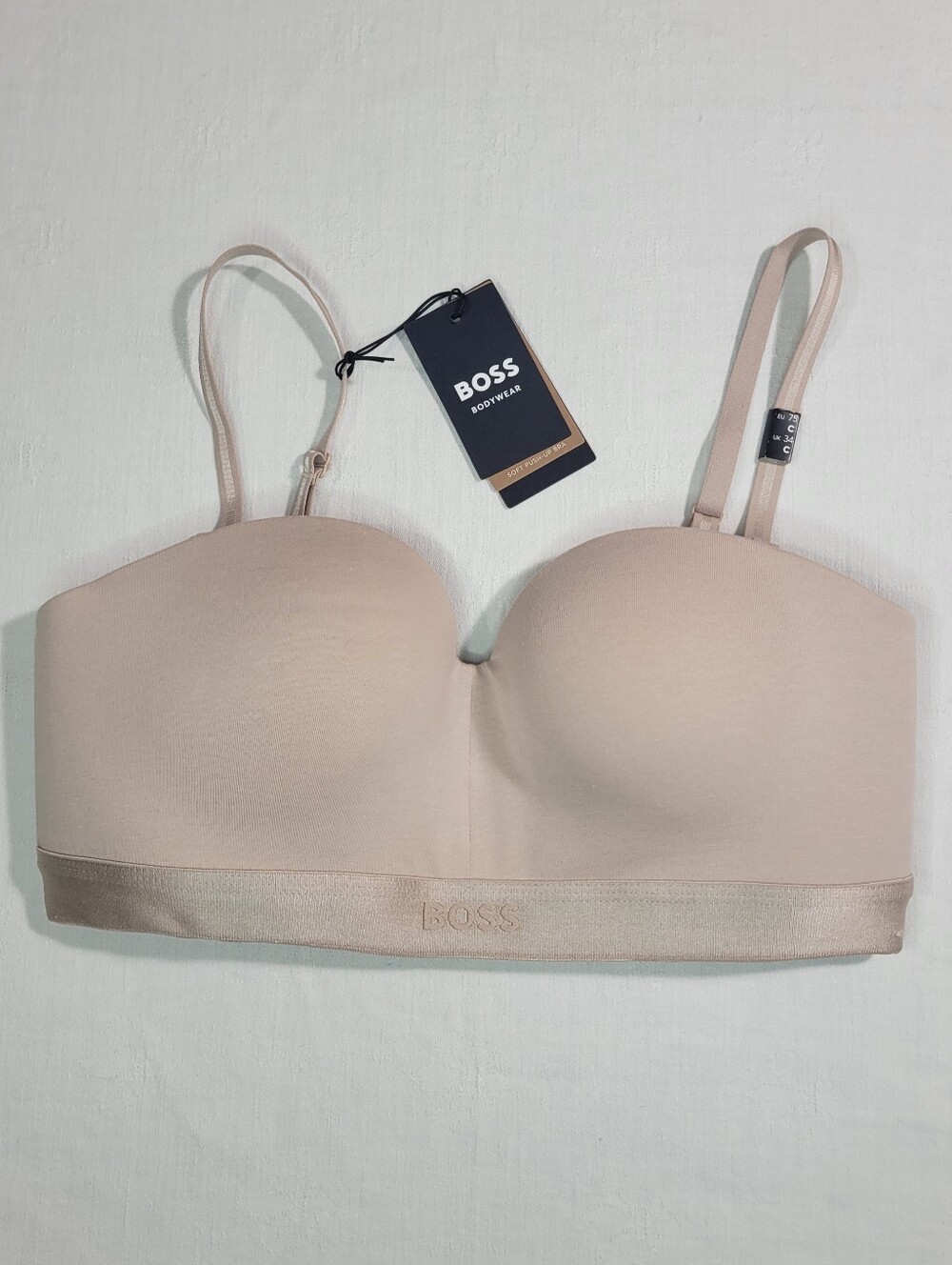 Hugo Boss (Women's 34C) Logo Branded Push Up Bra